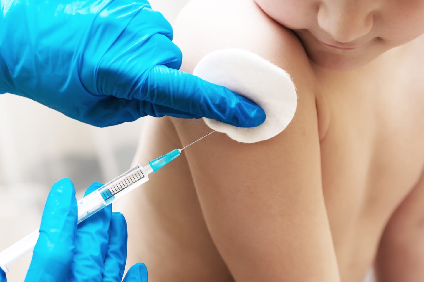 Influenza shots for children